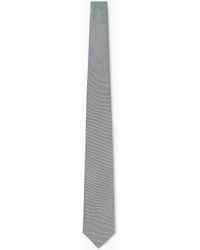 Giorgio Armani - Pure Silk Tie With Micro Polka-Dot Jacquard - Lyst