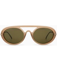 Giorgio Armani - Oval Sunglasses - Lyst