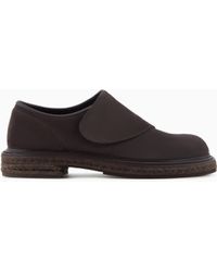 Giorgio Armani - Derby De Napa Con Cierre De Tira - Lyst