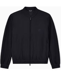 Giorgio Armani - Technical Waffle Blouson - Lyst