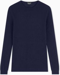 Giorgio Armani - Pure Cashmere Crew-Neck Jumper - Lyst