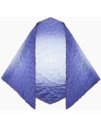Giorgio Armani - Pleated Silk Stole - Lyst