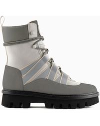 Giorgio Armani - Neve Stivaletti Stringati - Lyst