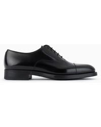 Giorgio Armani - Gradient Leather Oxford Shoes - Lyst