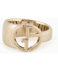 Giorgio Armani - Bracciale Sagomato Logo Ga - Lyst