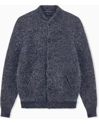 Giorgio Armani - Cardigan Regular Fit Mohair Wool - Lyst