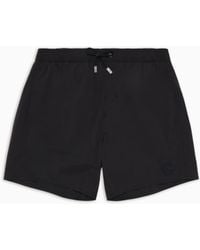 Giorgio Armani - Drawstring Swim Trunks - Lyst