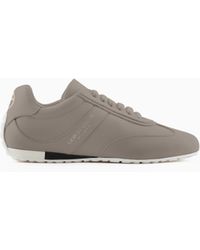 Giorgio Armani - Nappa-Leather Sneakers - Lyst