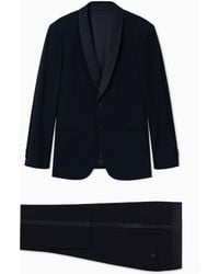 Giorgio Armani - Smoking À Simple Boutonnage Gamme Soho En Crêpe De Laine - Lyst