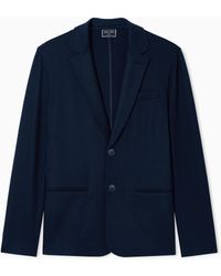 Giorgio Armani - Veste À Simple Boutonnage Icon En Jersey De Tissu De Pur Cachemire - Lyst