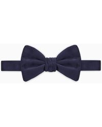 Giorgio Armani - Pure Silk Knotted Bow Tie - Lyst