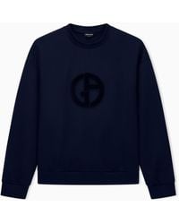 Giorgio Armani - Sweatshirt With Regular Fit - Lyst