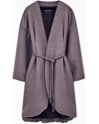 Giorgio Armani - Caban Coat - Lyst