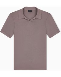 Giorgio Armani - Stretch Polo - Lyst