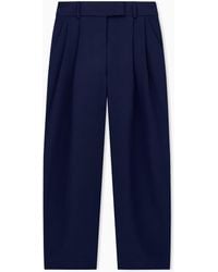 Giorgio Armani - Trousers Wide-Leg With Double Pleats - Lyst