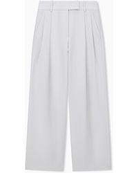 Giorgio Armani - Trousers Wide-Leg With Double Pleats - Lyst
