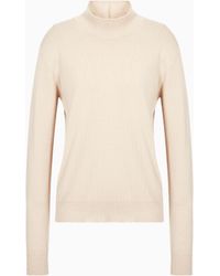 Giorgio Armani - Pure Cashmere Roll Neck Sweater - Lyst
