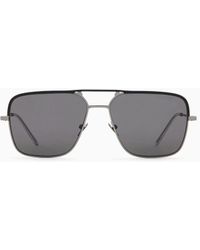 Giorgio Armani - Irregular-shaped Sunglasses - Lyst