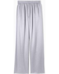 Giorgio Armani - Viscose And Cupro Trousers - Lyst
