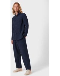 Giorgio Armani Linen Suit - Blue