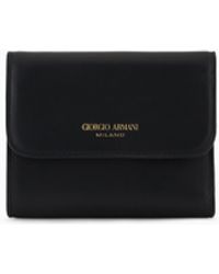 Giorgio Armani - Leather Trifold Wallet - Lyst