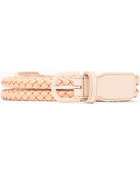 Giorgio Armani - Woven Leather Belt - Lyst
