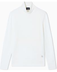 Giorgio Armani - Pure Cashmere Cowl-Neck Jumper - Lyst