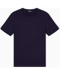 Giorgio Armani - Crew-Neck, Short-Sleeved Jumper - Lyst