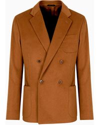 Giorgio Armani - Vicuña Double-Breasted Jacket - Lyst