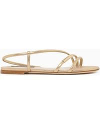 Giorgio Armani - Flat Sandals - Lyst