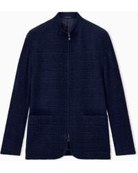 Giorgio Armani - Sport Jacket Froissè Stretch Velvet - Lyst