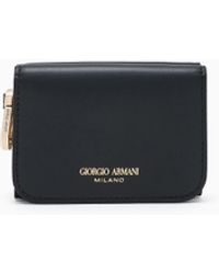 Giorgio Armani - Portafogli Mini Trifold - Lyst