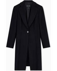 Giorgio Armani - Pure Cashmere Single-Breasted Coat - Lyst