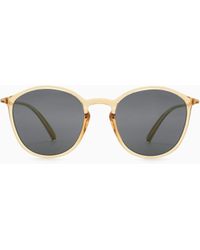 Giorgio Armani - Panto Sunglasses - Lyst