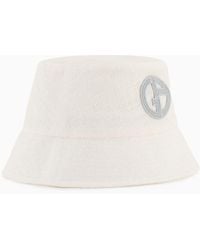 Giorgio Armani - Linen-blend Cloche Hat - Lyst