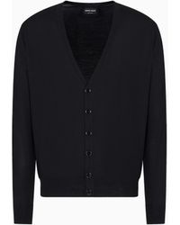 Giorgio Armani - Button Cardigan - Lyst