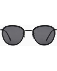 Giorgio Armani - Phantos-Shaped Sunglasses - Lyst