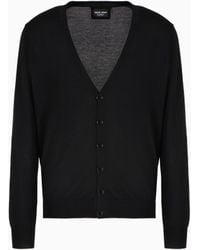 Giorgio Armani - Strickjacke Mit Knöpfen Aus Kaschmir - Lyst