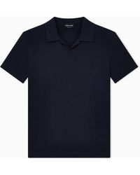 Giorgio Armani - Stretch Polo - Lyst