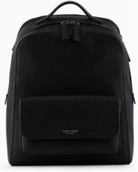 Giorgio Armani - Round Leather Backpack - Lyst