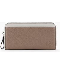 Giorgio Armani - Two-toned Leather Wallet With Wraparound Zip - Lyst