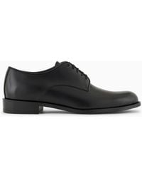 Giorgio Armani - Leather Derby Shoes - Lyst