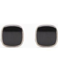 Giorgio Armani - Sterling Square Cufflinks - Lyst