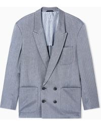 Giorgio Armani - Double-Breasted Jacket - Lyst