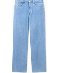 Giorgio Armani - Cotton And Modal Five-Pocket Trousers - Lyst