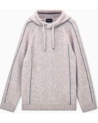Giorgio Armani - Sweater Oversized Plain Knit - Lyst