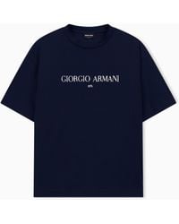 Giorgio Armani - Cotton Interlock-Jersey T-Shirt - Lyst