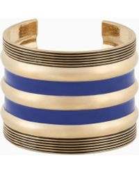 Giorgio Armani - Starres Armband Aus Emailliertem Metall - Lyst
