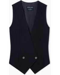 Giorgio Armani - For Alanui Lightweight Pure Virgin Wool Cloth Waistcoat - Lyst