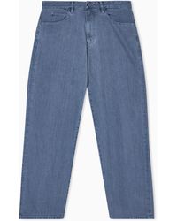 Giorgio Armani - Cotton And Modal Five-Pocket Trousers - Lyst